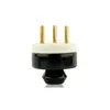 Pino Polarizado De Porcelana 20A 3 Polos Preto Foxlux