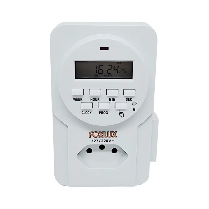 Programador Digital Tempo Bivolt Foxlux