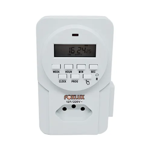 Programador Digital Tempo Bivolt Foxlux