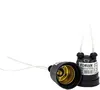 Bocal Pendente com Rabicho Plastico Preto Foxlux
