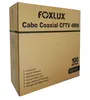 Cabo Coaxial CFTV Bipolar 80% 100mts Foxlux