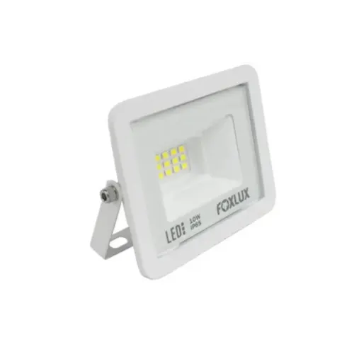 Refletor Led 10W 6500K IP65 Branco Bivolt Foxlux