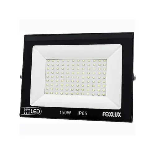 Refletor Led 150W 6500K IP65 Bivolt Preto Foxlux