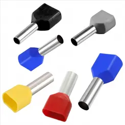 Terminal Pre Isolado Tubular Ilhos Duplo 10mm Intelli
