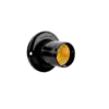 Bocal Termoplastico Fixo de Teto Preto Foxlux