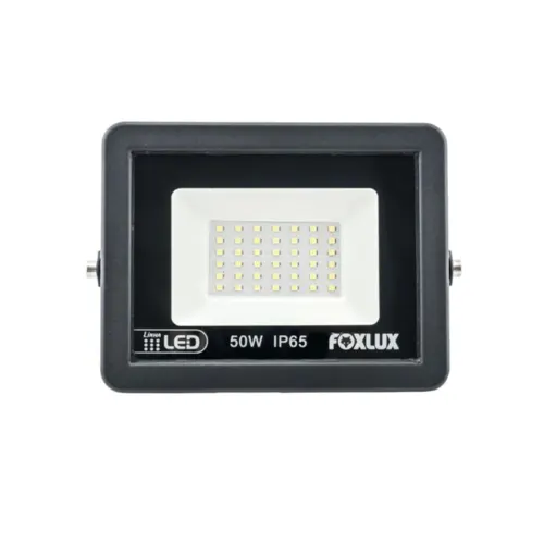 Refletor Led 50W 6500K IP65 Preto Bivolt Foxlux