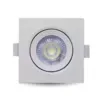 Spot Led 7w Quadrado 3000K Bivolt Foxlux