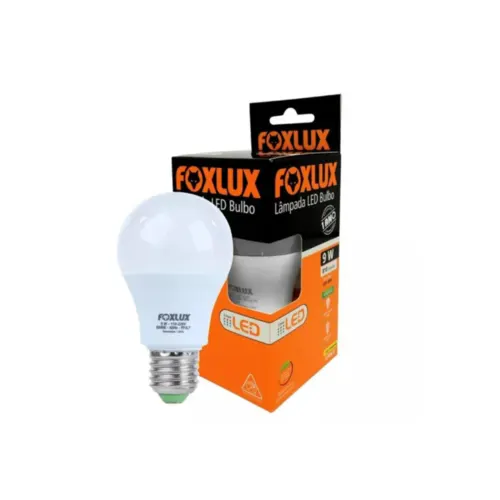 Lampada Led Bulbo 9W 3000K Bivolt Foxlux [TESTE]