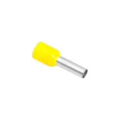 Terminal Pre Isolado Tubular Ilhos Simples 6mm Intelli