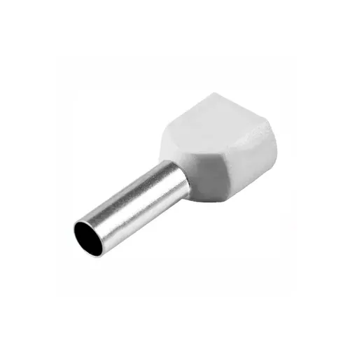 Terminal Pre Isolado Tubular Ilhos Duplo 0,5mm Intelli