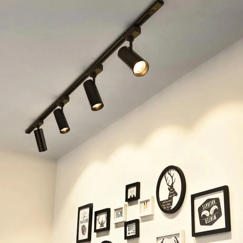 Spot Led Para Trilho 7w 6500k Preto Bivolt Foxlux
