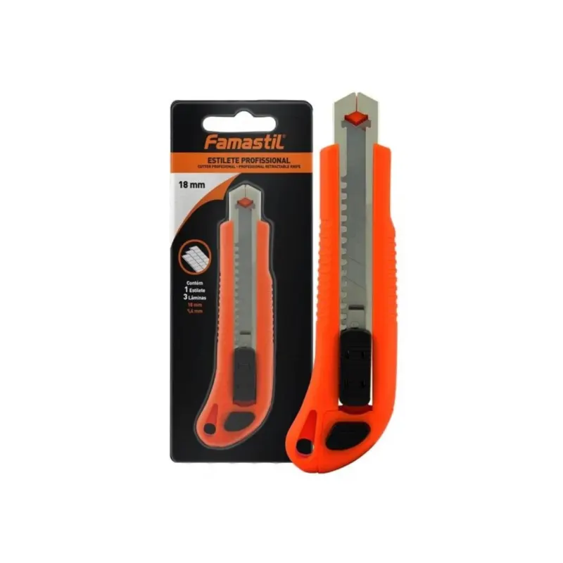 Lamina Estilete 18mm Profissional Famastil
