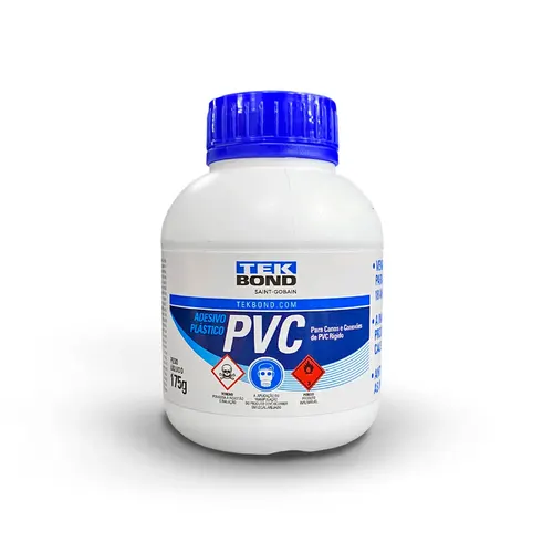 Adesivo Plastico Pvc 175g C/ Pincel Tekbond***