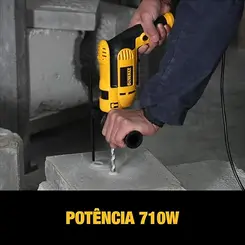 Furadeira De Impacto 710W 1/2 (13MM) VVR 220V Dewalt