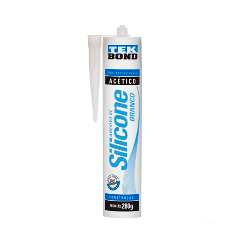 Silicone Acetico Branco 280g Tekbond