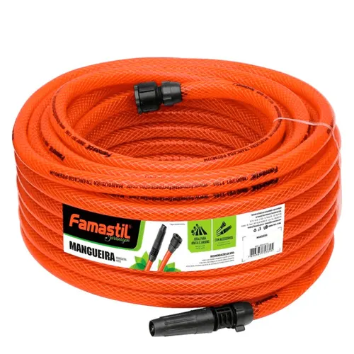 Kit Mangueira Trancada Laranja 1/2X2Mm 20M Famastil