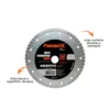 Disco Diamantado Turbo 9 230X22,2MM Famastil