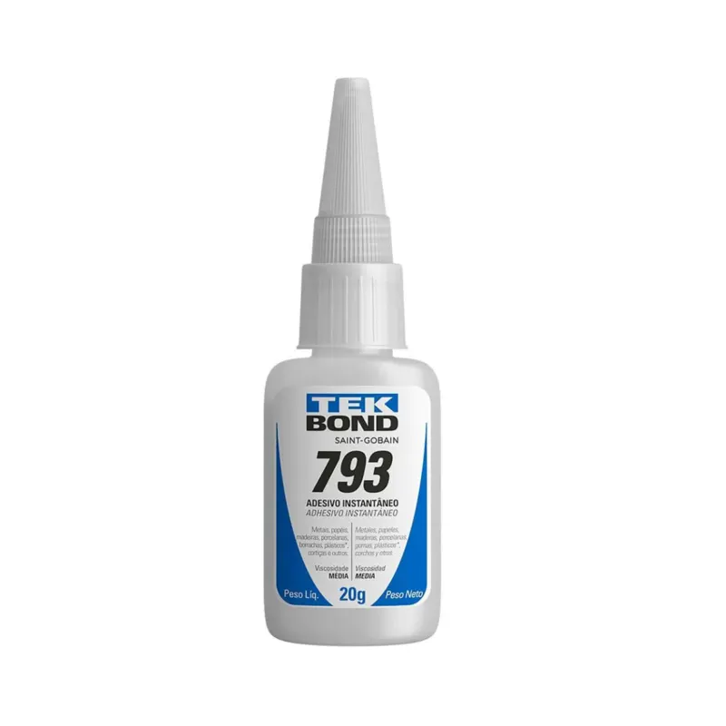 Adesivo Instantaneo Bico Anti Entupimento 793 20g Tekbond