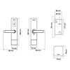 Fechadura Digital Biometrica Bluetooth e Wi-Fi FDE-600W Pado ***