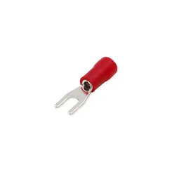 Terminal Pre Isolado Forquilha 0,5mm a 1,5mm Furo 3 Intelli
