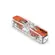 Conector Emenda 2 Polos 4mm Inline Alavanca Flowpack C/ 2 Unidades 221 Wago
