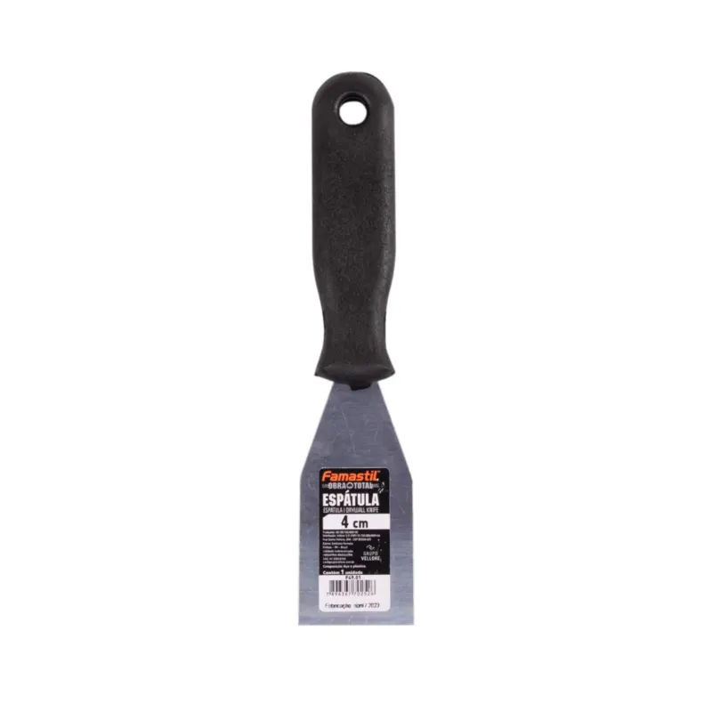 Espatula 4Cm Aco Cabo Plastico Famastil