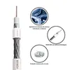 Cabo Coaxial Branco RG6 95% 100mts Foxlux