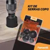 Kit Serra Copo 5 Pecas Com Haste Famastil