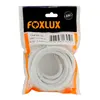 Cabo Coaxial Branco 3 Metros Foxlux