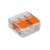 Conector Emenda 3 Polos 4mm 221 Wago