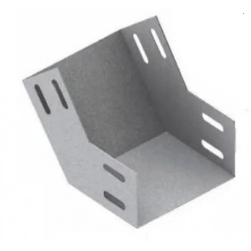 Curva Vertical Externa 45º Liso P/ Eletrocalha G-PZ 100X50X150mm Perfil Lider
