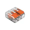 Conector Emenda 3 Polos 4mm Flowpack C/ 4 Unidades 221 Wago