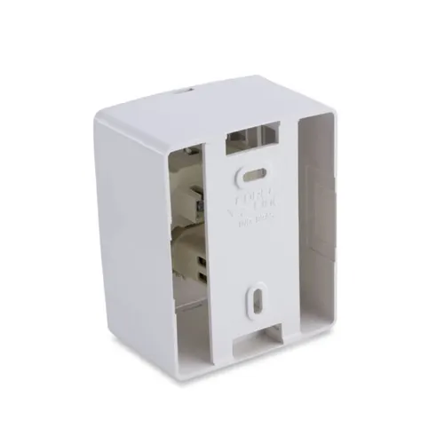 Conjunto Interruptor Simples + Tomada 10A 250V Sobrepor Branca Force line*