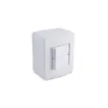 Conjunto 2 Interruptor Simples 10A 250V Sobrepor Branca Force line*