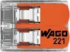 Conector Emenda 2 Polos 4mm Flowpack C/ 6 Unidades 221 Wago