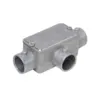 Condulete Aluminio Cinza ( T ) 3/4" Tampa Cega Vedada PVC BSP Wetzel