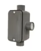 Condulete Aluminio Cinza ( T ) 3/4" Tampa Cega Vedada PVC BSP Wetzel