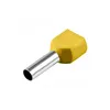 Terminal Pre Isolado Tubular Ilhos Duplo 6mm Intelli