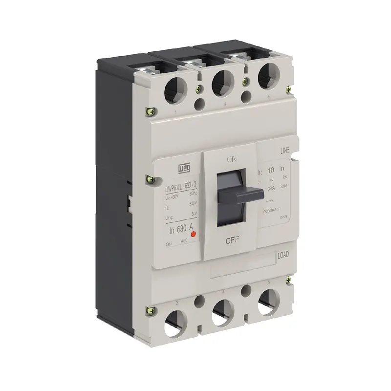 Disjuntor Tripolar Caixa Moldada 600A Dwp630L-600-3 Weg