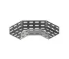 Curva Horizontal 90º Liso P/ Eletrocalha 50X50X150mm Perfil Lider