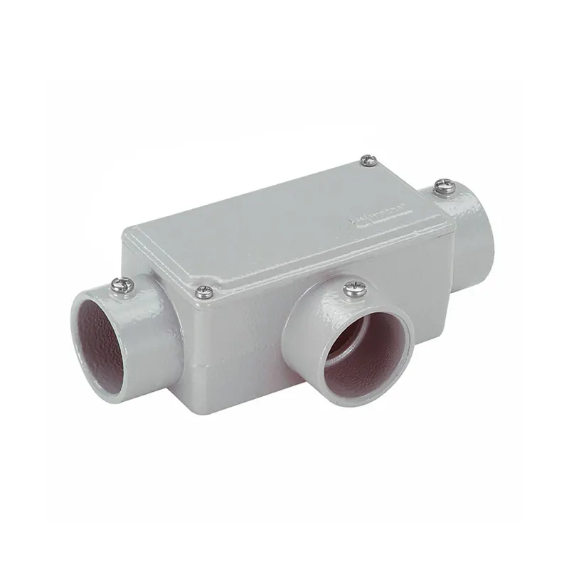 Condulete Aluminio Cinza ( T ) 2.1/2" Tampa Cega Vedada PVC BSP Wetzel