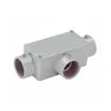 Condulete Aluminio Cinza ( T ) 2.1/2" Tampa Cega Vedada PVC BSP Wetzel