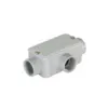 Condulete Aluminio Cinza ( T ) 2.1/2" Tampa Cega Vedada PVC BSP Wetzel
