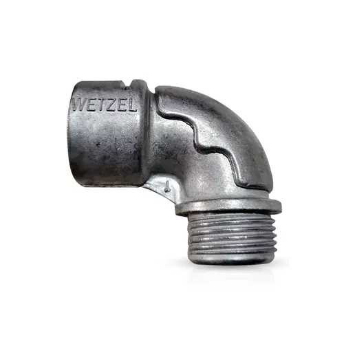 Conector Box Curvo Aluminio 1/2" c/Tampa Wetzel