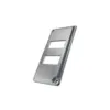 Tampa Condulete Aluminio 1" P/ 2 Interruptor Horizontal s/Pintura Wetzel
