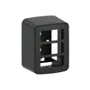 Caixa e Placa Sobrepor 3 Pos Compose Preto Weg