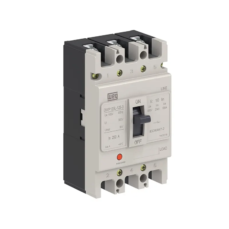 Disjuntor Tripolar Caixa Moldada 125A Dwp125L-125-3 Weg