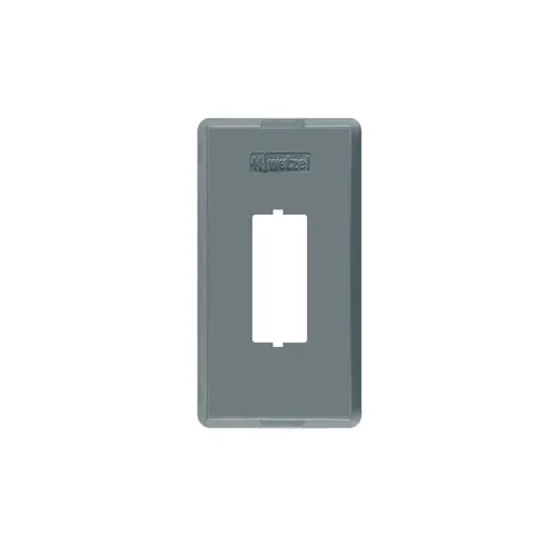 Tampa Condulete PVC 1/2" 3/4" 1 Modulo Vertical Cinza Wetzel
