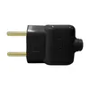 Plug Macho 2P 10A 250V Preto Ilumi