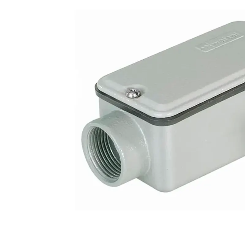 Condulete Aluminio Cinza ( X ) 1/2" Tampa Cega Vedada PVC BSP Wetzel